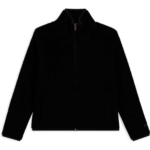 Freddy giacca da donna in pile sherpa con collo alto e zip
