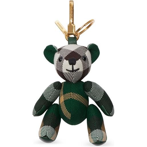 Burberry portachiavi thomas bear - verde