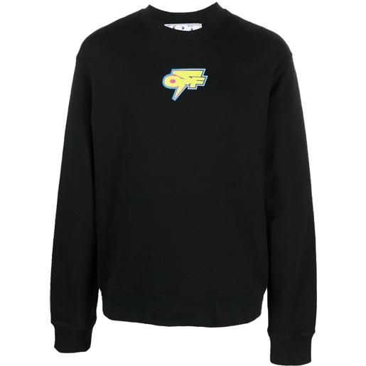 Off-White felpa con stampa - nero