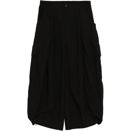 SONGZIO pantaloni con pieghe - nero