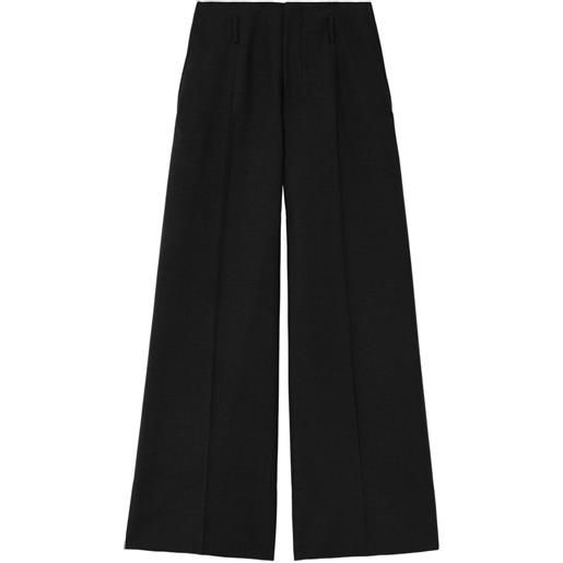 Alexander McQueen pantaloni con pieghe - nero