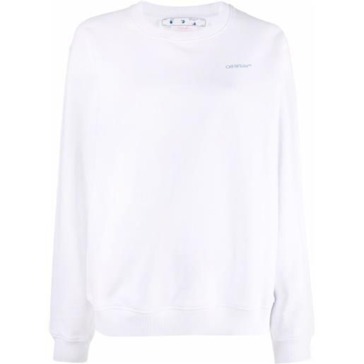 Off-White felpa con stampa - bianco
