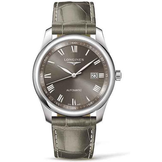 Longines orologio master l2.793.4.71.3 auto grigio 40mm uomo Longines