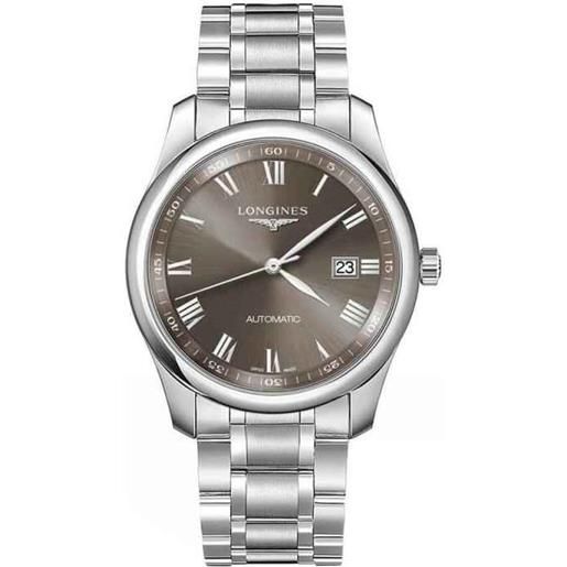 Longines orologio master l2.793.4.71.6 auto grigio 40mm uomo Longines