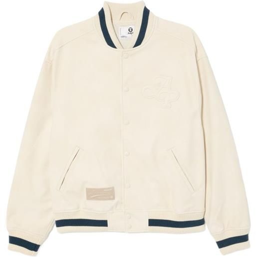 AAPE BY *A BATHING APE® giacca con logo - toni neutri