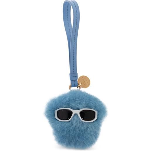 Versace ciondolo medusa fluffy - blu