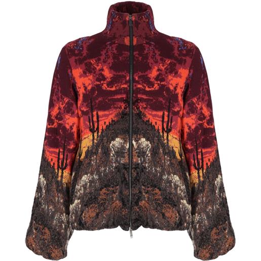 Laneus bomber in maglia - rosso