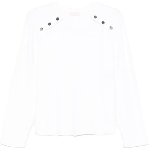 LIU JO top a maniche lunghe - bianco