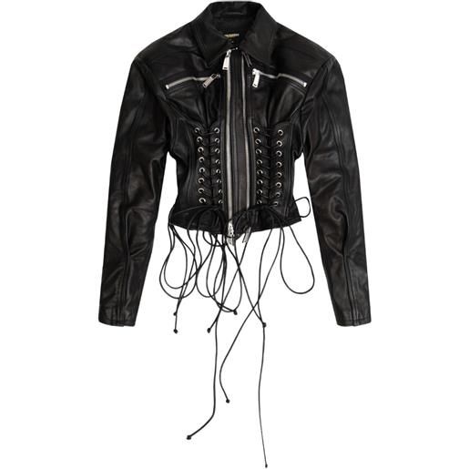 DSQUARED2 x ducati giacca con zip - nero