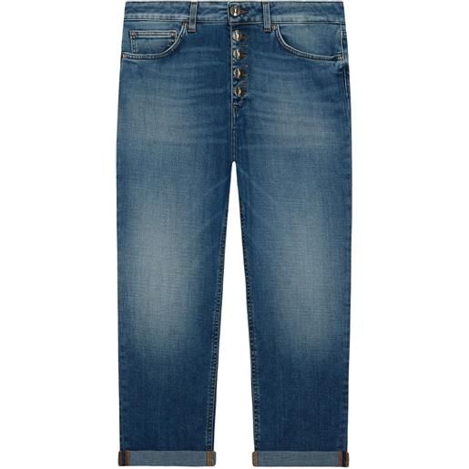 DONDUP jeans con bottoni - blu