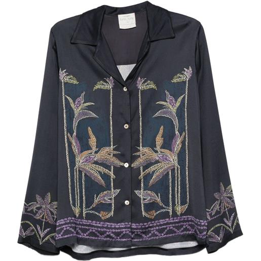 Forte Forte camicia a fiori - blu