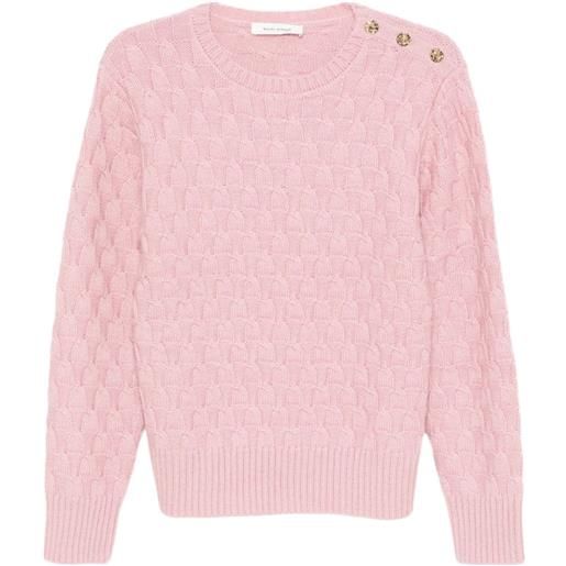 Wales Bonner maglione chord - rosa