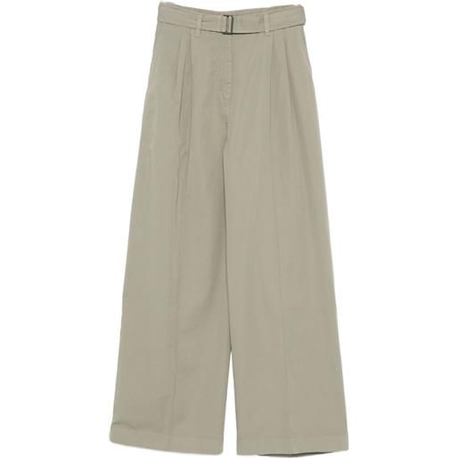 Christian Wijnants pantaloni paradisa con cintura - verde