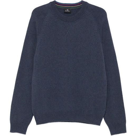 Paul Smith maglione in lana merino - blu