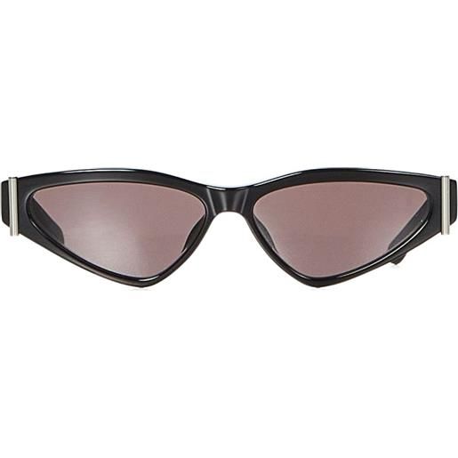 Alexander McQueen Eyewear occhiali da sole cat-eye - nero