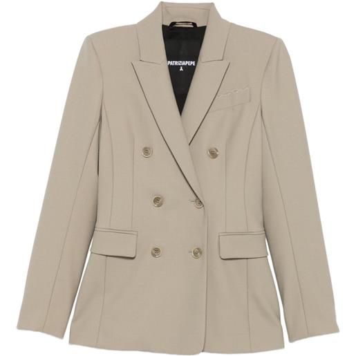 Patrizia Pepe blazer doppiopetto - toni neutri