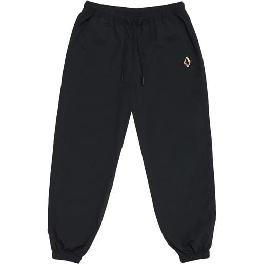 COUNTY OF MILAN shorts sportivi con ricamo - nero