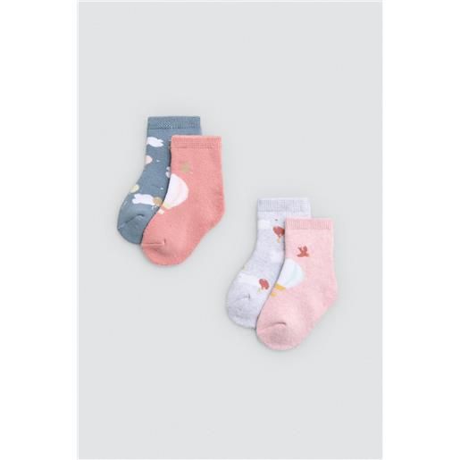 Ysabel Mora confezione da 4 calzini termici per neonati con stampe a palloncino