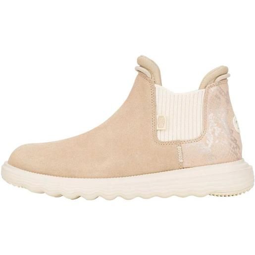 HEY DUDE branson suede novelty beige oro