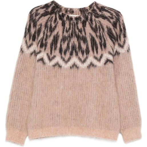 Forte Forte maglione con motivo fair isle - toni neutri