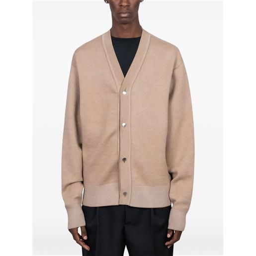 Jacquemus cardigan con scollo a v - toni neutri