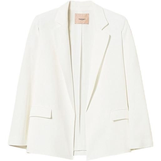 TWINSET blazer con mantella - toni neutri