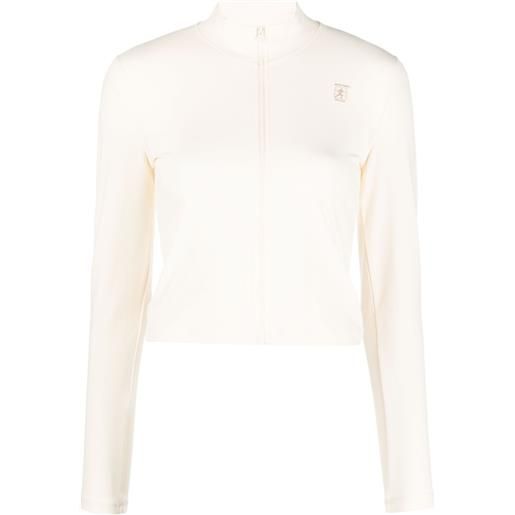 Sporty & Rich giacca sportiva runner con zip - toni neutri