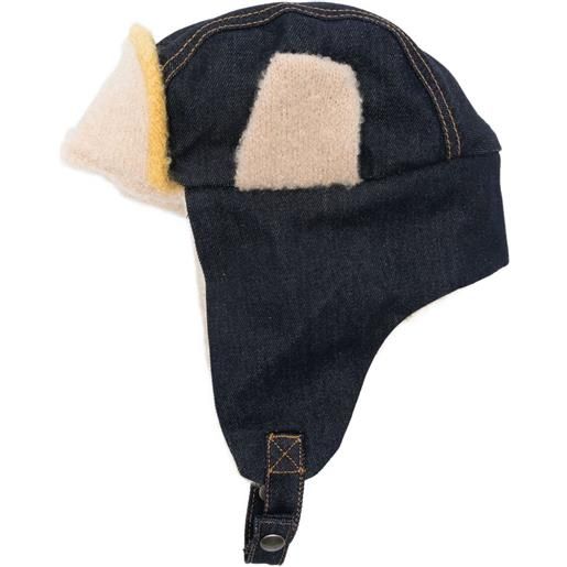 Charles Jeffrey Loverboy cappello in shearling - blu