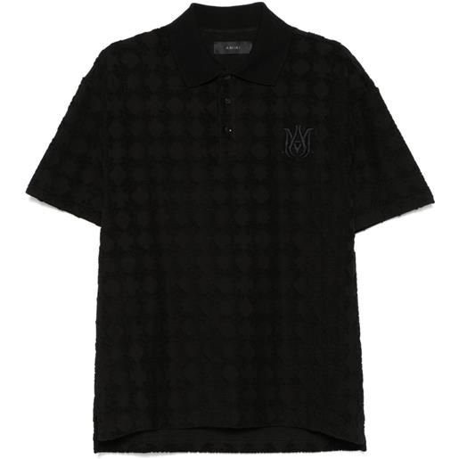 AMIRI polo ma quad - nero
