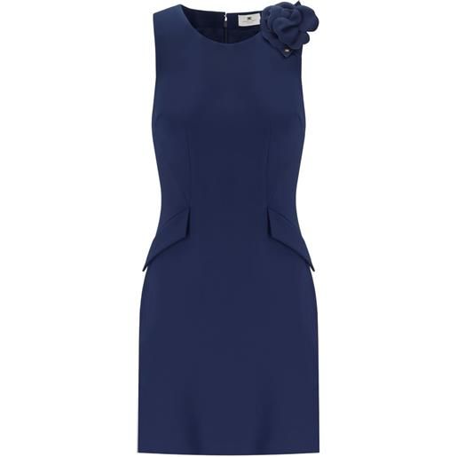 Elisabetta Franchi abito smanicato - blu