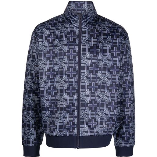 Ksubi giacca sportiva con zip - blu