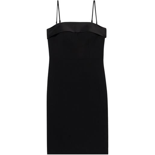 Brooks Brothers abito corto con spalline sottili - nero