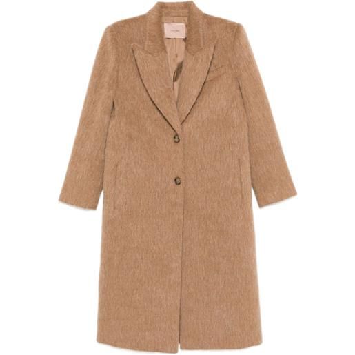 TWINSET cappotto monopetto - toni neutri