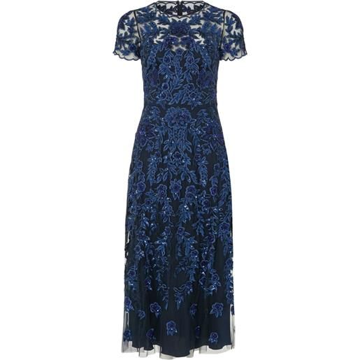 Temperley London abito genevieve - blu