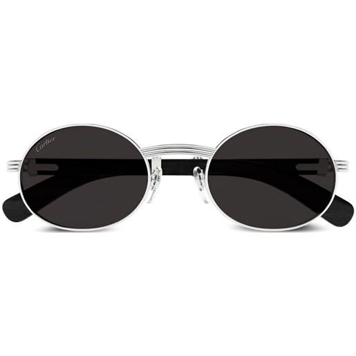 Cartier Eyewear occhiali da sole première de cartier ovali - argento