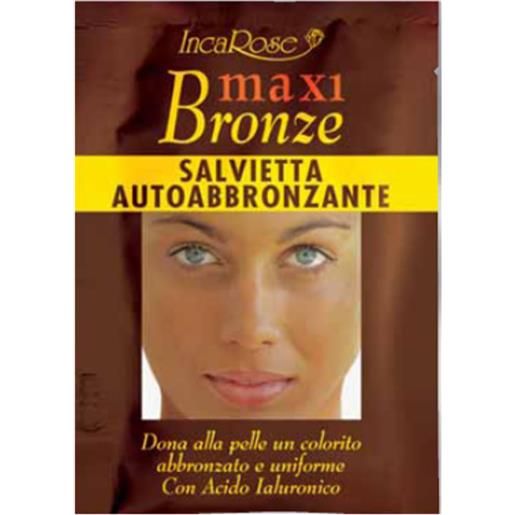 SAN.ECO.VIT. Srl incarose maxi bronze 1 salvietta viso monouso autoabbronzante