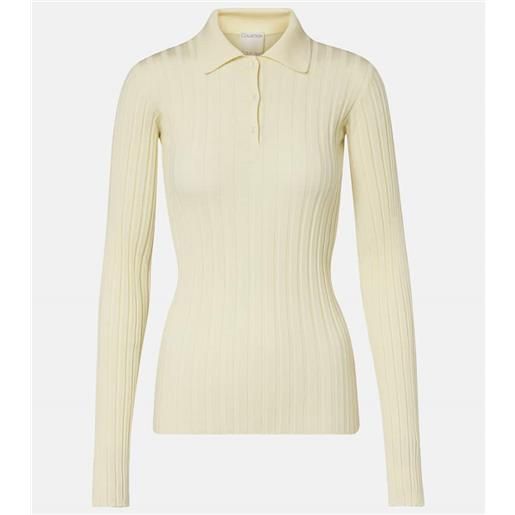 Calvin Klein Collection polo amber in lana