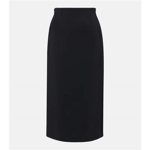 Max Mara gonna a tubino pece in crãªpe