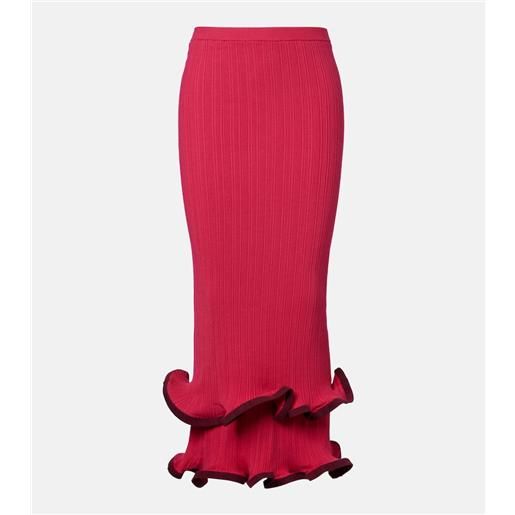 Simkhai gonna midi millie con volant