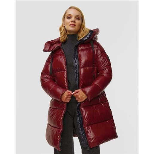Save the Duck cappotto bordeaux da donna save the duck isabel