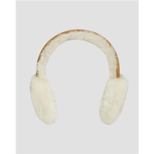 UGG paraorecchie in pelle da donna ugg sheepskin embroidery earmuff