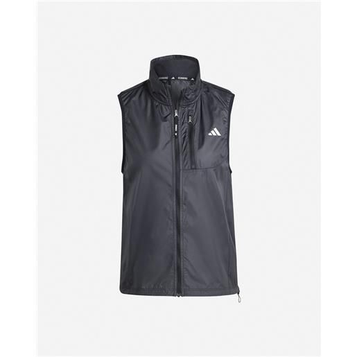 Adidas vest otr w - giacca running - donna - nero