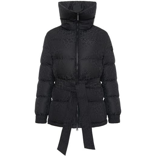 COLMAR ORIGINALS piumino con cintura stampa animalier donna