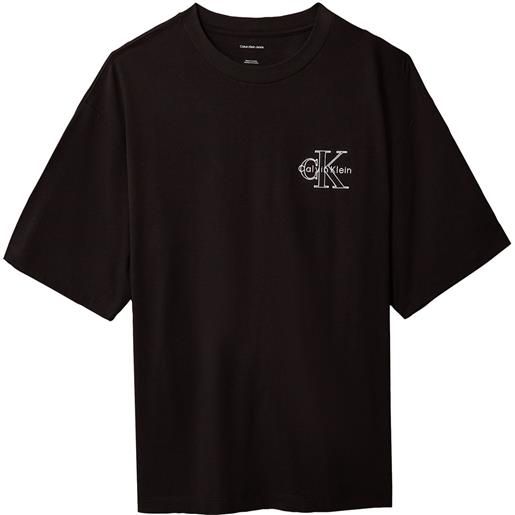 CALVIN KLEIN t shirt micr monolgo