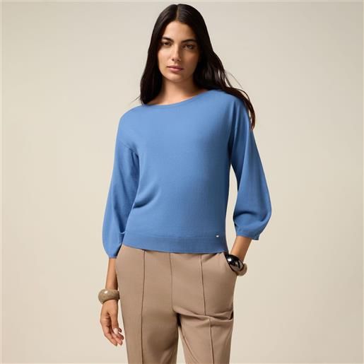 Oltre maglia girocollo con maniche balloon