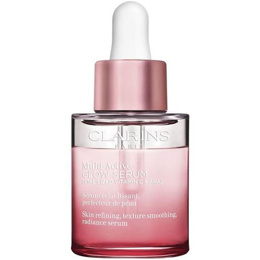 Clarins multi-active glow serum 30 ml levigante uniformante illuminante siero