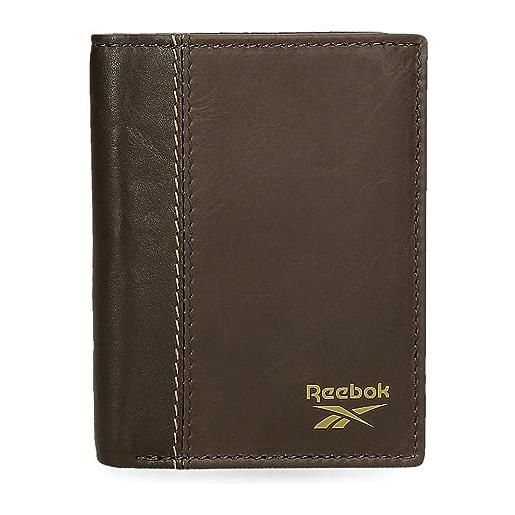 Reebok, marrone, cartera, portafoglio verticale con portafoglio