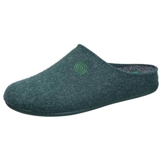 Dr. Brinkmann Chelva Pantolette Donna Blu, Pelle Con Zeppa E Velcro - 3