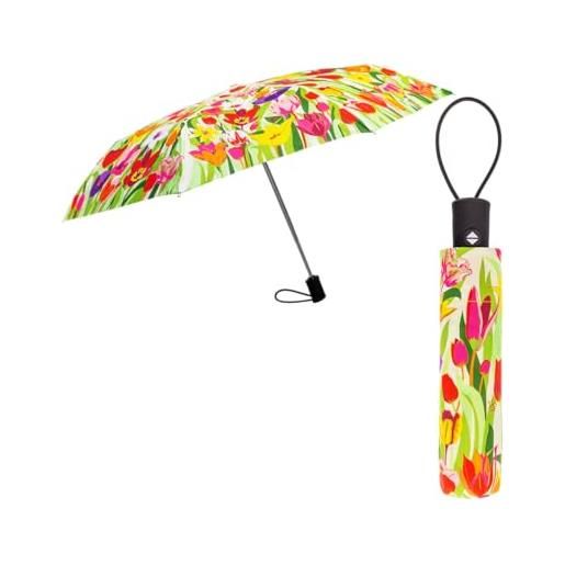 Pylones, ombrello pieghevole - ombrello tulipani, multicolore