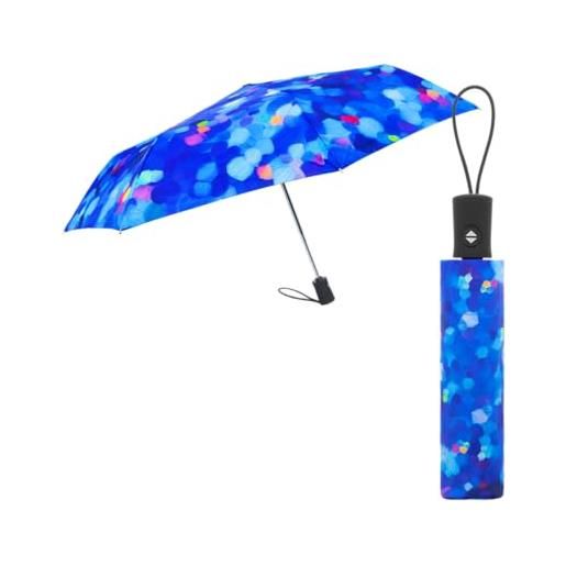 Pylones - ombrello pieghevole automatico - blue palette, blu